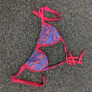 Maaji reversible triangle bikini top